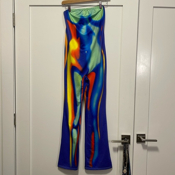 Strapless Retro wideleg Jumpsuit - Picture 1 of 4